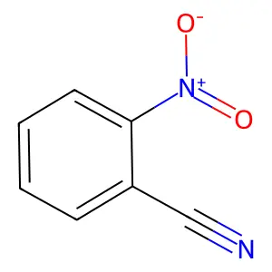 2-硝基苯甲腈 structure