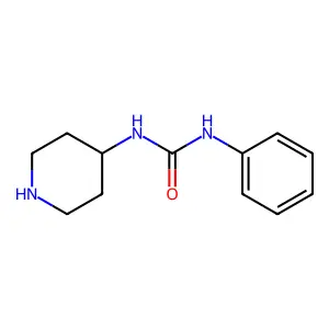 1-Phenyl-3-(piperidin-4-yl)urea structure