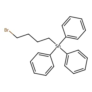 (4-Bromobutyl)(triphenyl)stannane structure