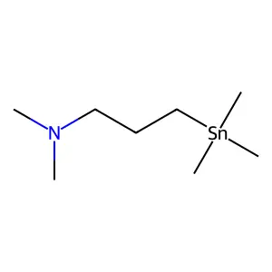 N,N-Dimethyl-3-(trimethylstannyl)propan-1-amine structure