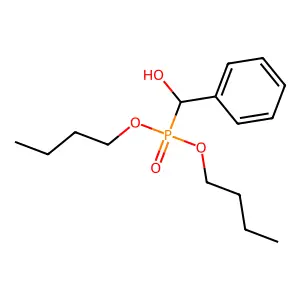 Phosphonic acid, P-(hydroxyphenylmethyl)-, dibutyl ester structure