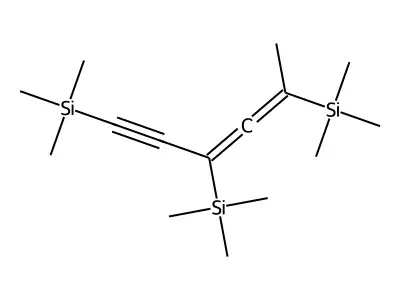 Silane, (1-methyl-1,2-pentadien-4-yne-1,3,5-triyl)tris[trimethyl- structure