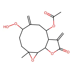 1-Peroxyferolide structure