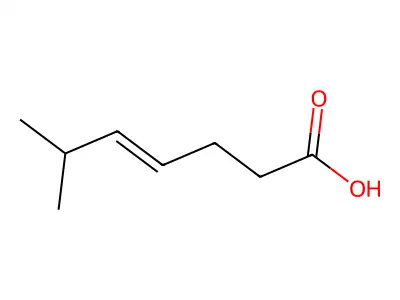 6-甲基庚-4-烯酸 structure