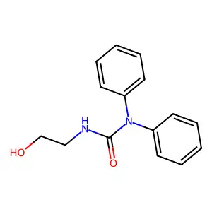 N-(2-Hydroxyethyl)-N',N'-diphenyl urea structure