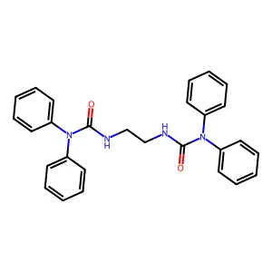 N,N-Ethylenebis(N',N,-diphenylurea) structure