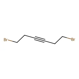 3-Hexyne, 1,6-dibromo- structure