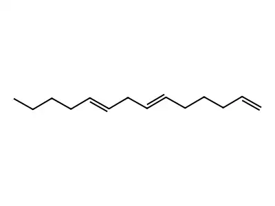 Tetradeca-1,6,9-triene structure