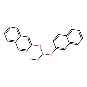 Di(2-naphthyl) ethylboronate structure