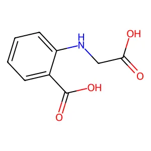 N-(2-carboxyphenyl)glycine structure