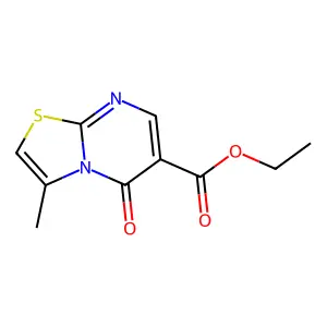 Ethyl 3-methyl-5-oxo-[1,3]thiazolo[3,2-a]pyrimidine-6-carboxylate structure