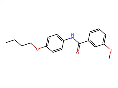 N-(4-butoxyphenyl)-3-methoxybenzamide structure