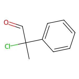 2-Chloro-2-phenylpropanal structure