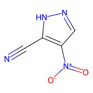 4-nitro-1H-pyrazole-3-carbonitrile structure