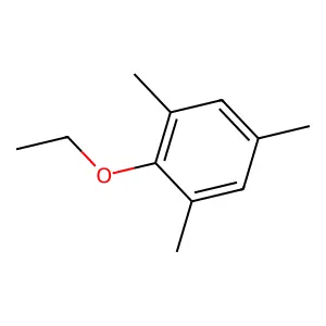 Benzene, 2-ethoxy-1,3,5-trimethyl- structure