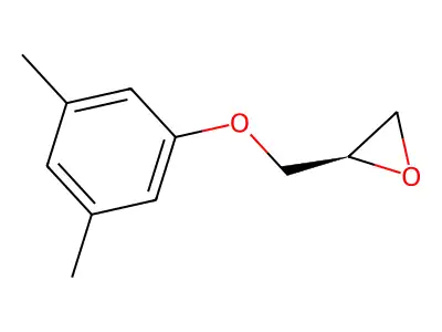 Oxirane, [(3,5-dimethylphenoxy)methyl]-, (R)- structure