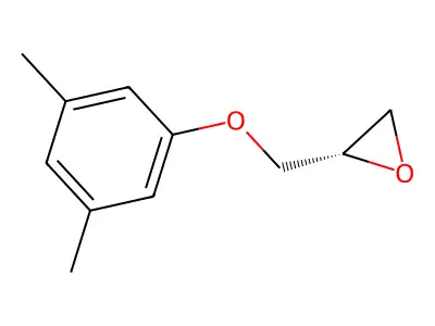 Oxirane, [(3,5-dimethylphenoxy)methyl]-, (S)- structure