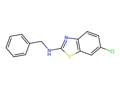 N-benzyl-6-chloro-1,3-benzothiazol-2-amine structure