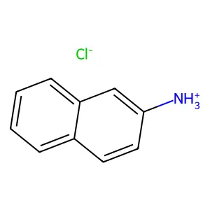 2-Naphthalenamine, hydrochloride structure