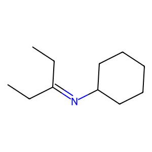 N-(1-乙基丙亚基)环己胺 structure