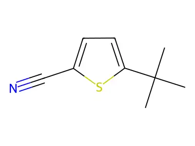 5-tert-Butyl-thiophene-2-carbonitrile structure