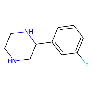 (2S)-2-(3-fluorophenyl)piperazine structure