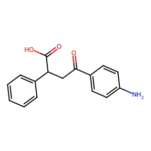 4-(4-Aminophenyl)-4-oxo-2-phenylbutanoic acid structure