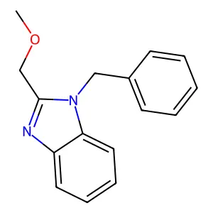 1-Benzyl-2-methoxymethyl-1H-benzoimidazole structure