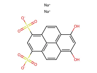 6,8-Dihydroxypyrene-1,3-disulfonate structure
