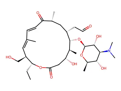 Mycaminosyltylonolide structure