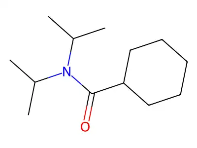 Cyclohexanecarboxamide, N,N-bis(1-methylethyl)- structure