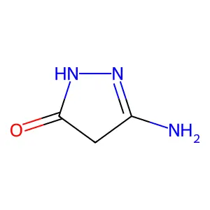 5-amino-2,4-dihydro-3H-pyrazol-3-one structure
