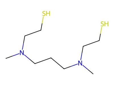 Ethanethiol, 2,2'-[1,3-propanediylbis(methylimino)]bis- structure