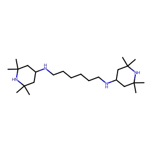 1,6-Bis(2,2,6,6-tetramethyl-4-piperidylamino)hexane structure