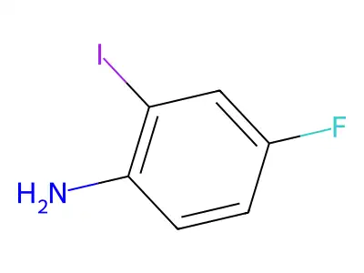 4-Fluoro-2-iodoaniline structure