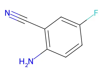 2-Amino-5-fluorobenzonitrile structure