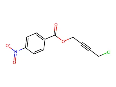 4-Chlorobut-2-yn-1-yl 4-nitrobenzoate structure