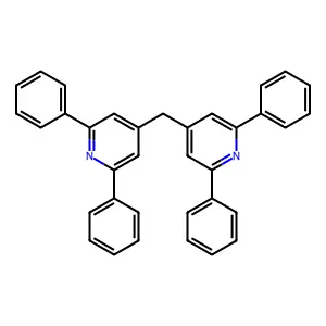 4,4'-Methanediylbis(2,6-diphenylpyridine) structure