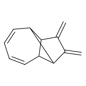 9,10-Dimethylenetricyclo(5.3.0.02,8)deca-3,5-diene structure