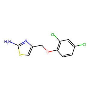 4-(2,4-二氯-苯氧基甲基)-噻唑-2-基胺 structure