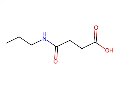 3-(propylcarbamoyl)propanoic Acid structure