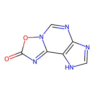 9H-[1,2,4]oxadiazolo[3,2-f]purin-2-one structure