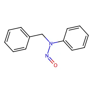 Benzylphenylnitrosamine structure