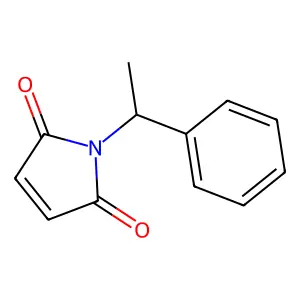 (R)-(+)-N-(1-Phenylethyl)maleimide structure