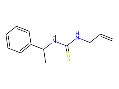 1-(1-phenylethyl)-3-prop-2-en-1-ylthiourea structure
