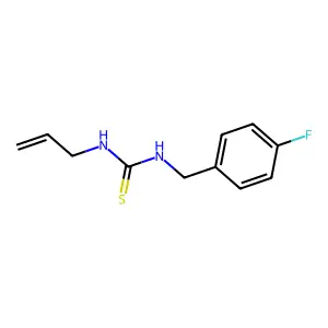 Thiourea, N-[(4-fluorophenyl)methyl]-N'-2-propenyl- structure