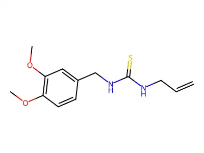 1-[(3,4-Dimethoxyphenyl)methyl]-3-prop-2-enylthiourea structure