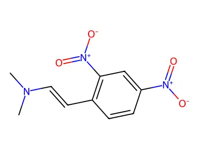 (N,N-Dimethylamino)ethenyl-2,4-dinitrobenzene structure