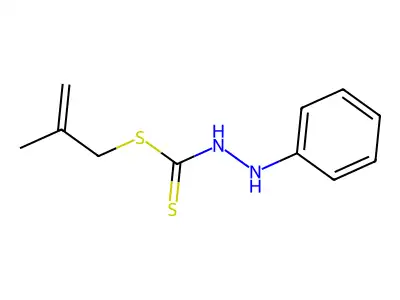 2-Methylprop-2-en-1-yl 2-phenylhydrazine-1-carbodithioate structure