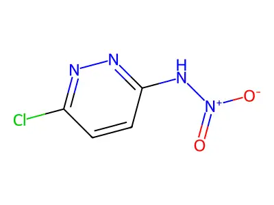 6-Chloro-N-nitropyridazin-3-amine structure